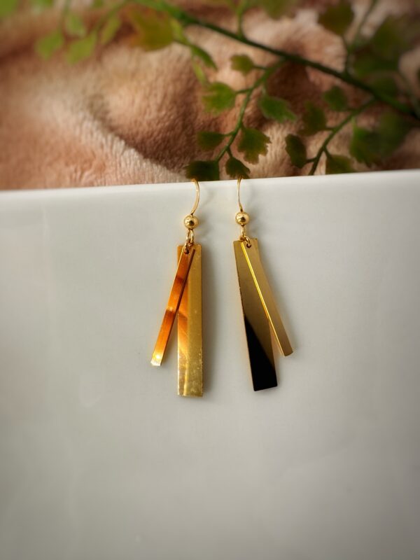 Double Bar Earrings - Image 2